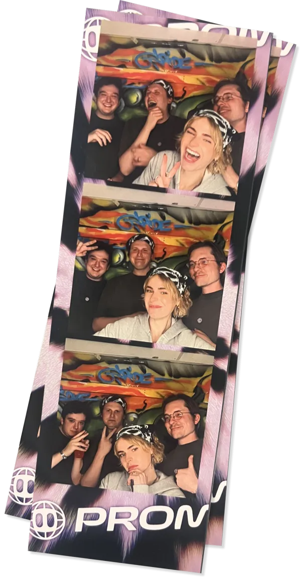 Prom photobooth strip
